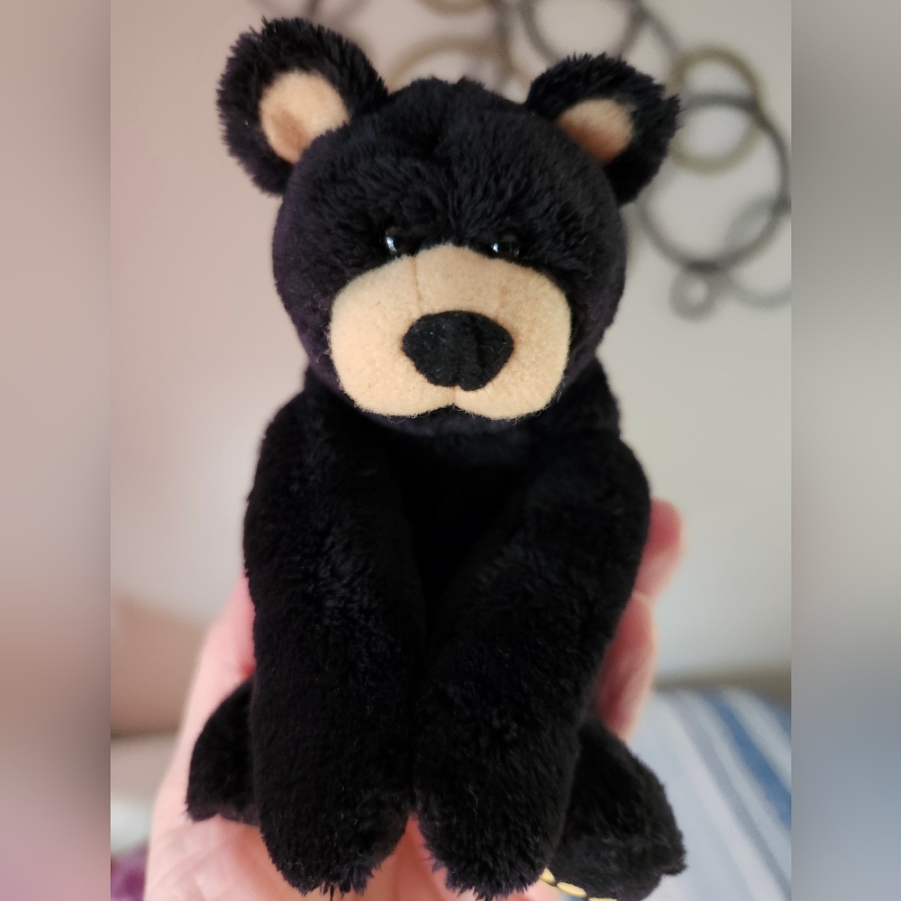 Plush Black Bear Toy